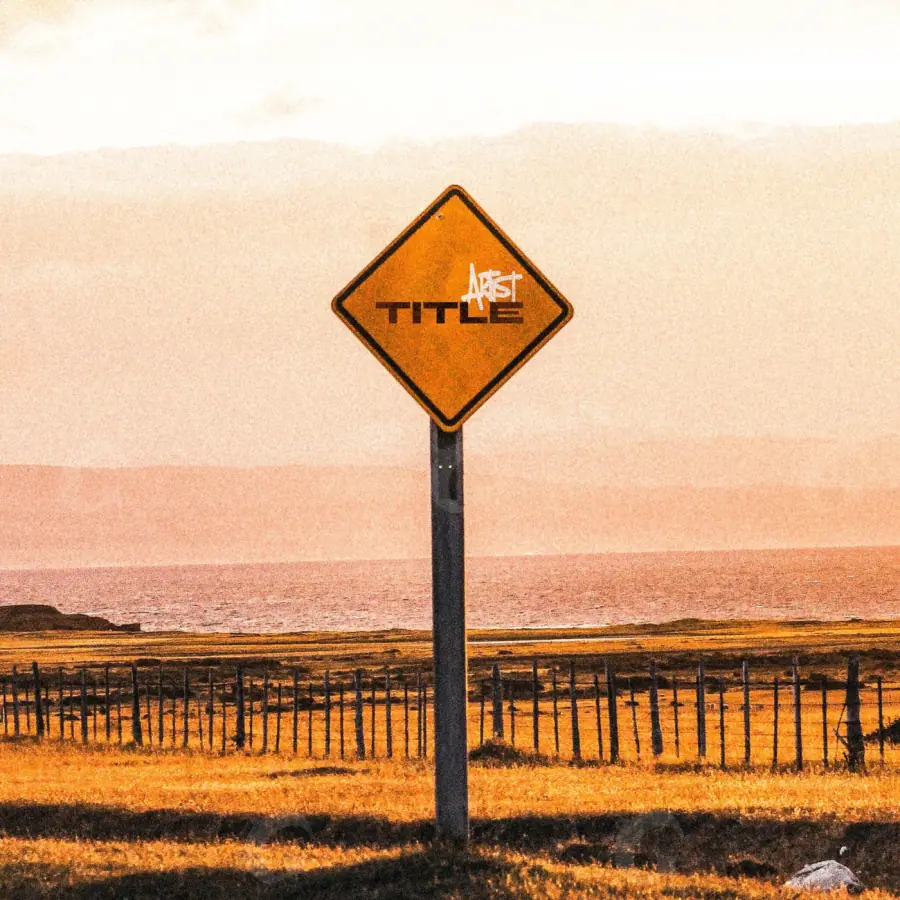 Portada para canción «Orange Diamond»: diamante y metal; color naranja