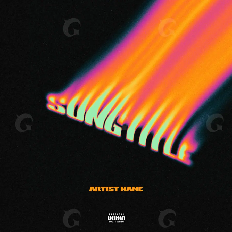 Portada para canción «Orange Fire»: fuego; color naranja