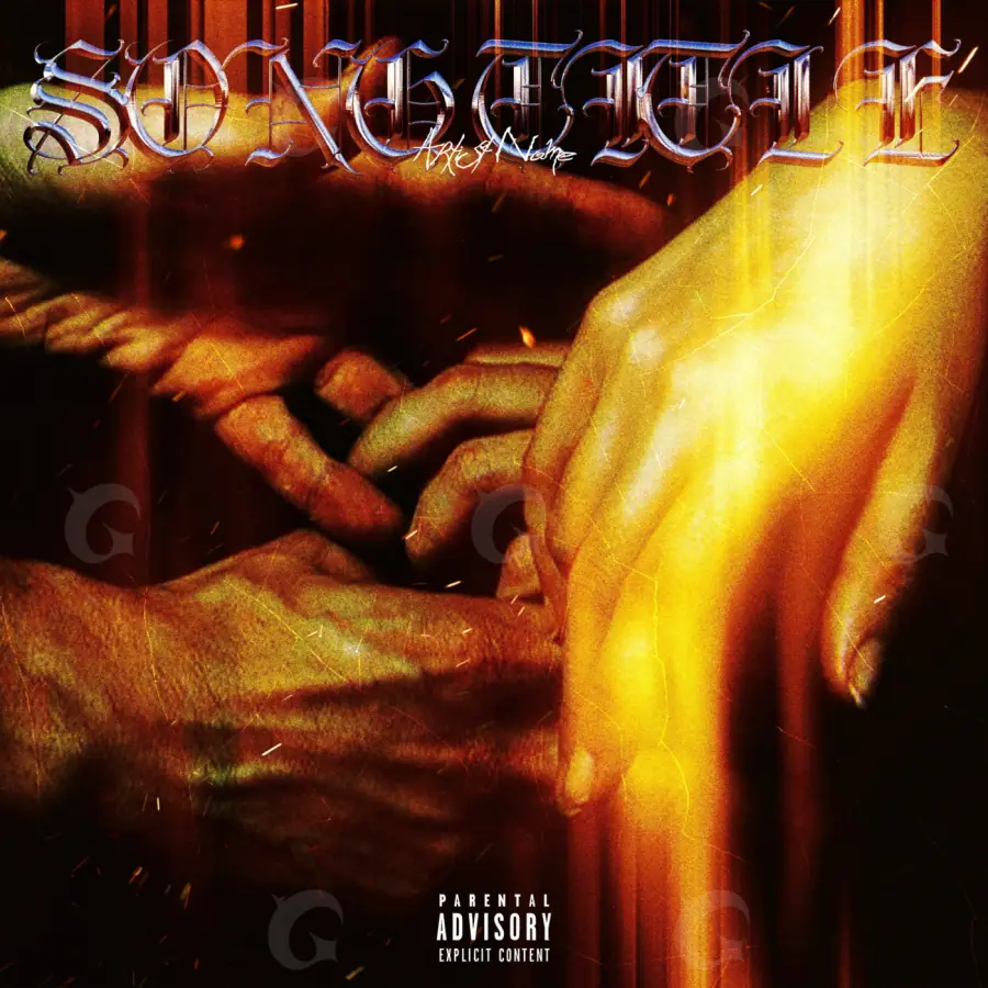 Album cover art “Orange Hand”: hand, orange tones