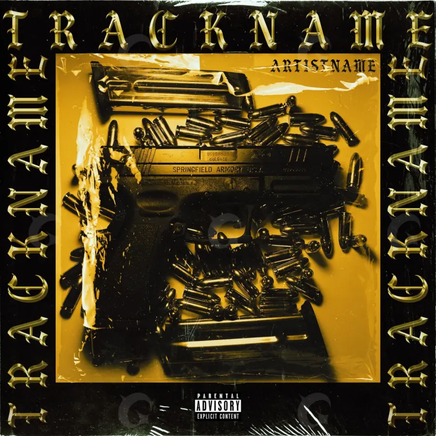 Обложка для песни «Orange Lettering»: типографика; палитра — оранжевая