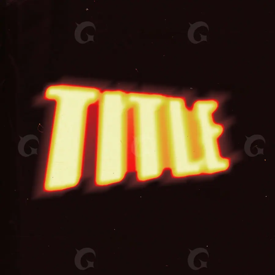 Обложка для альбома «Orange Lettering»: типографика и абстракция; палитра — оранжевая