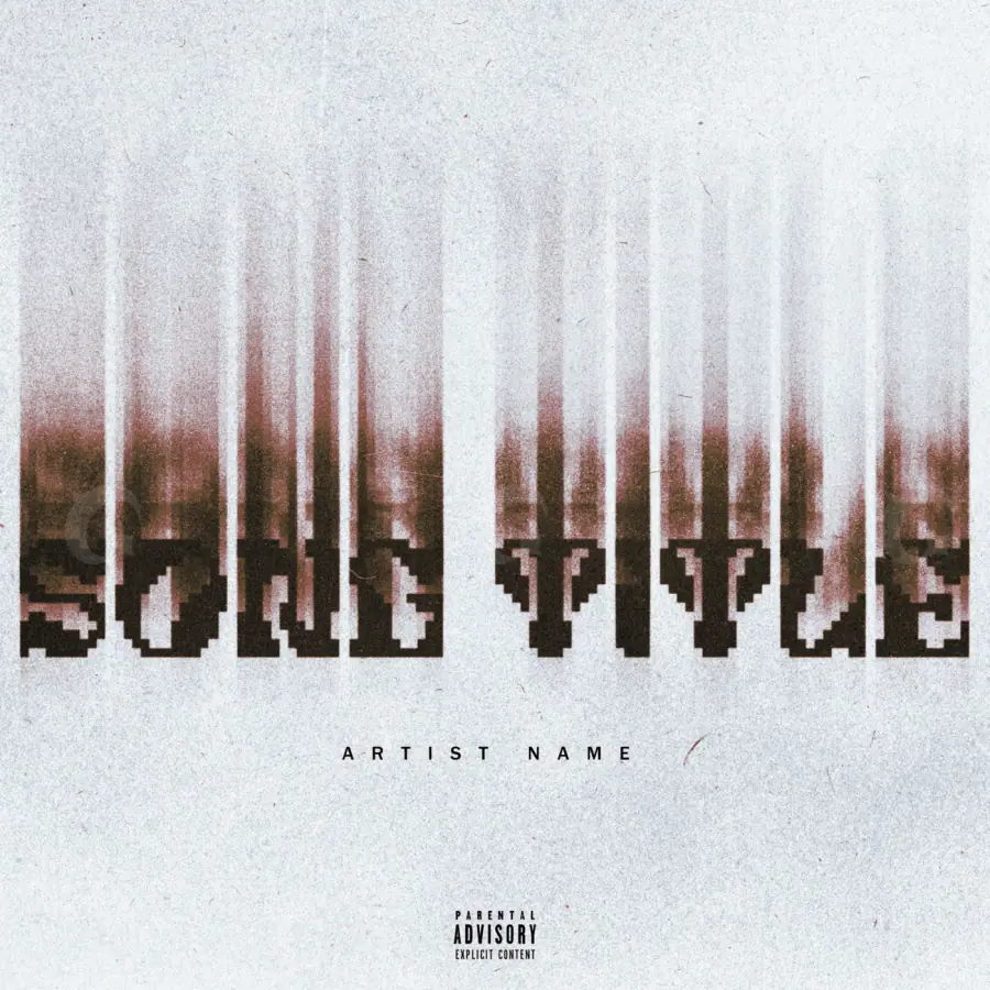 Music cover artwork “Orange Lettering”: lettering, orange tones