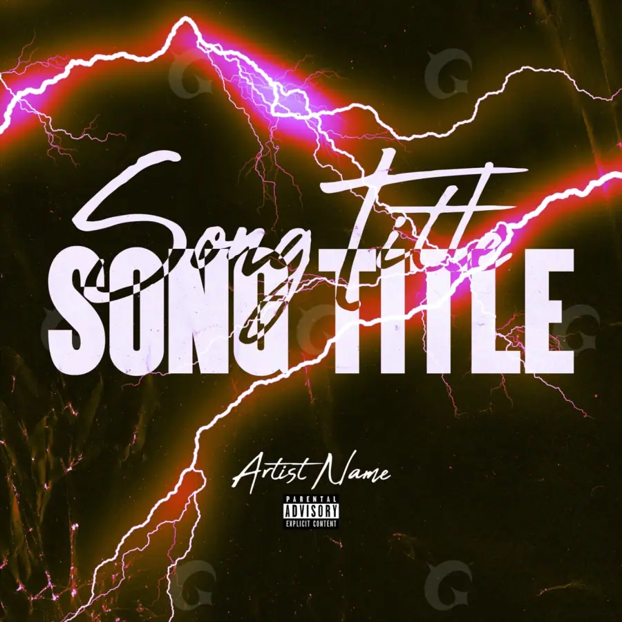 Album cover art “Orange Lettering”: lettering, orange tones