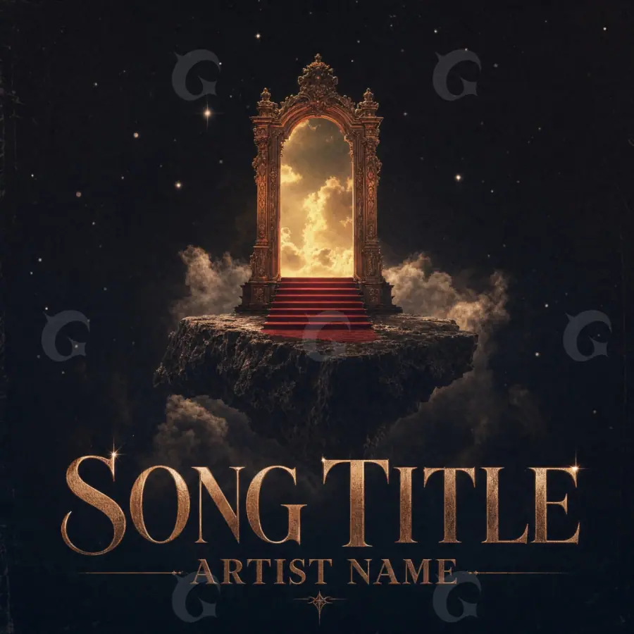 Portada para canción «Orange Lettering»: tipografía; color naranja