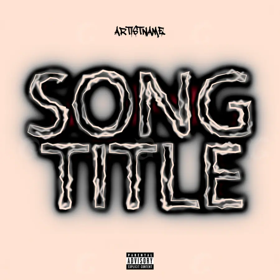 Music cover artwork “Orange Neon”: neon, orange tones