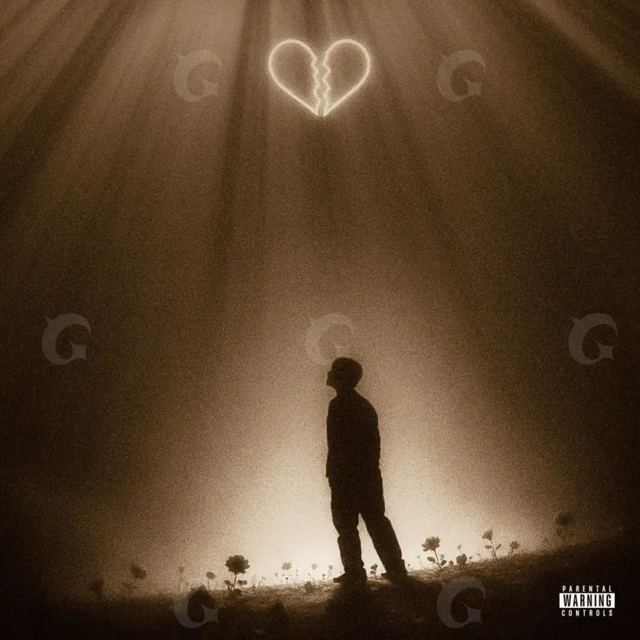 Album cover art “Orange Silhouette”: silhouette and man, orange tones