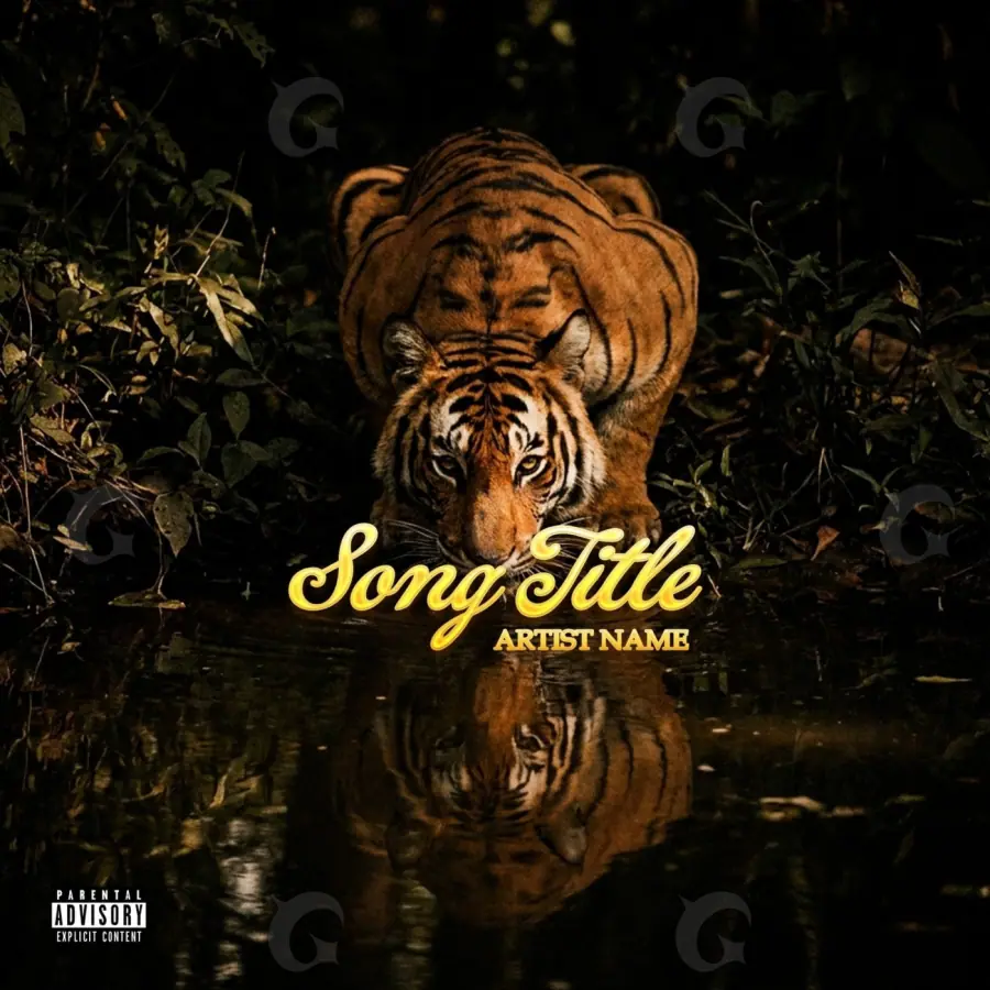 Album cover art “Orange Water”: water, orange tones