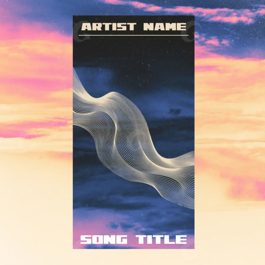 Portada para canción «Orange Wave»: ola; color naranja