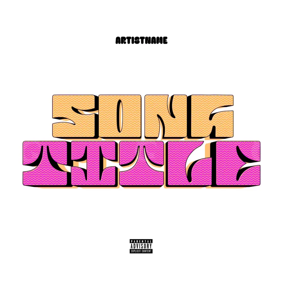 Music cover artwork “Pink Cube”: cube, pink tones