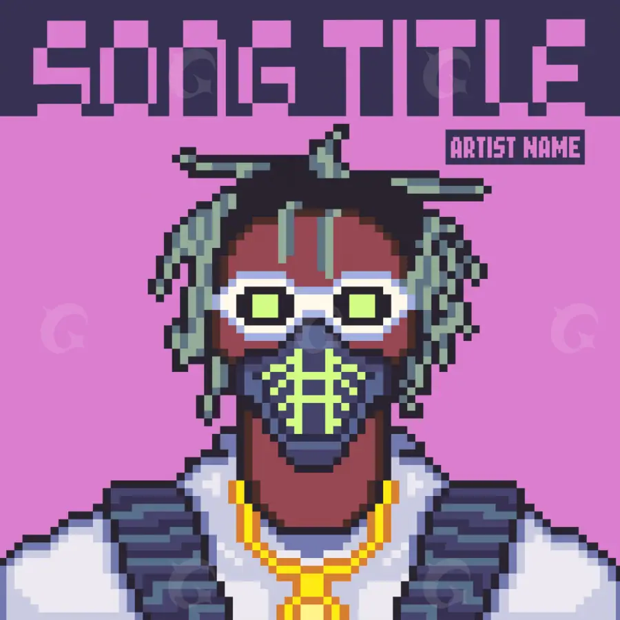 Album cover art “Pink Face”: face and eyes, pink tones