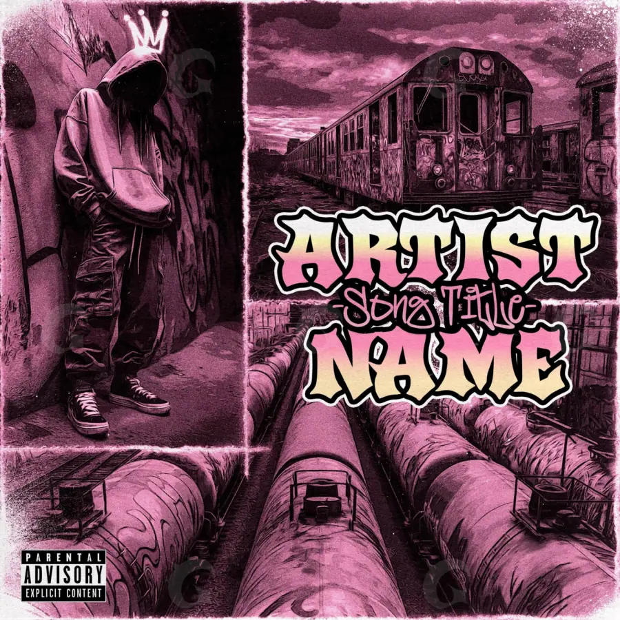 Music cover artwork “Pink Figure”: figure, pink tones