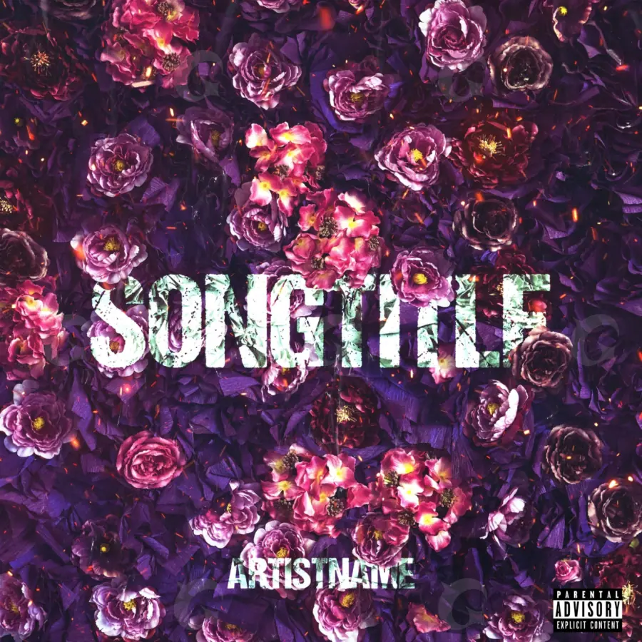 Music cover artwork “Pink Flower”: flower, pink tones
