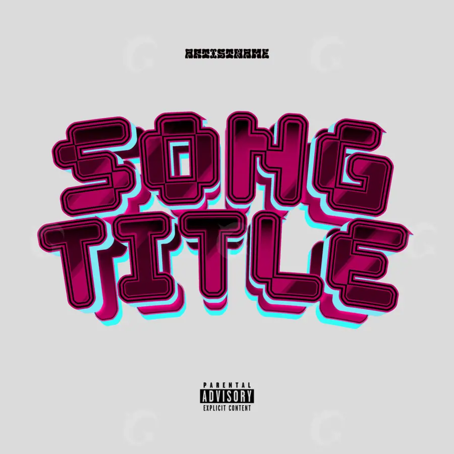 Premade cover art “Pink Neon”: neon, pink tones