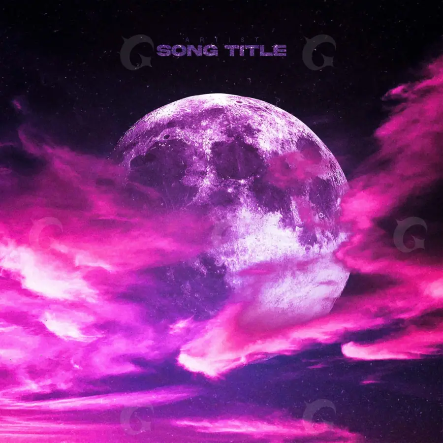 Arte de portada musical «Pink Planet»: planeta; color rosa