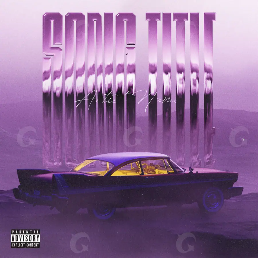 Music cover artwork “Purple Car”: car, purple tones