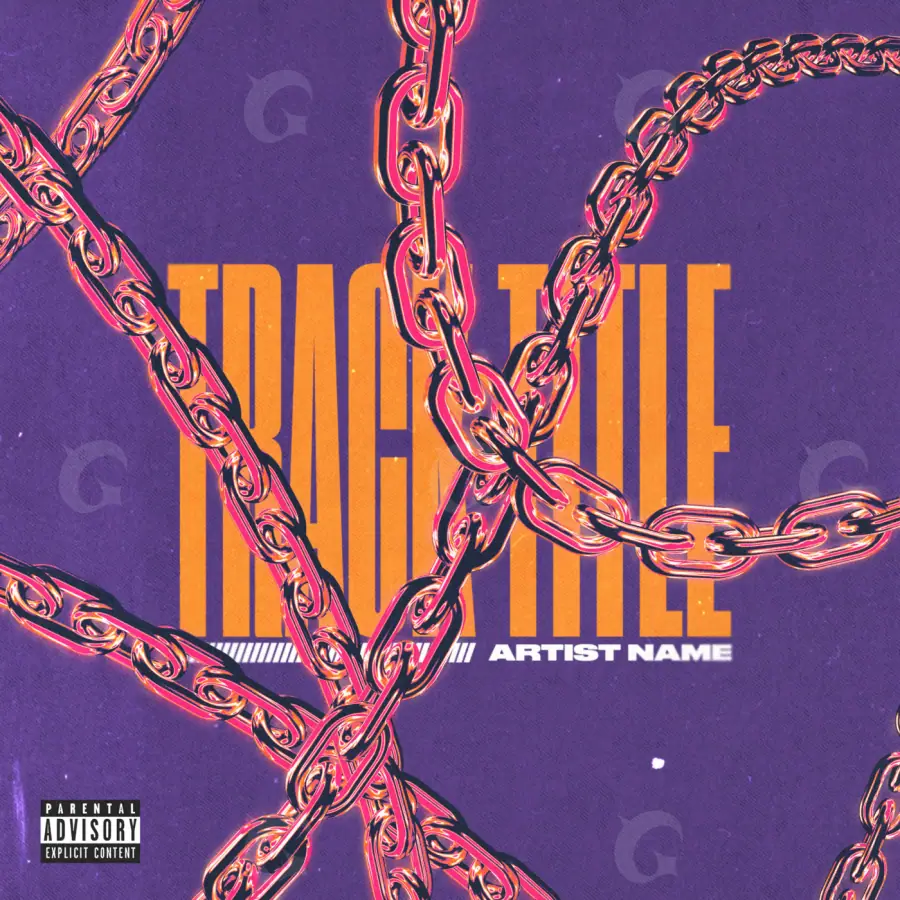 Album cover art “Purple Chain”: chain, purple tones
