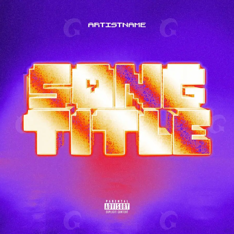 Portada para canción «Purple Cube»: cubo; color violeta