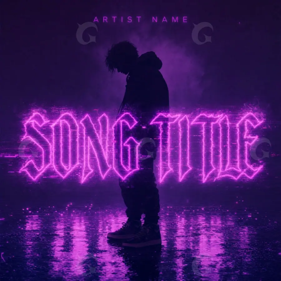 Portada para canción «Purple Figure»: figura; color violeta
