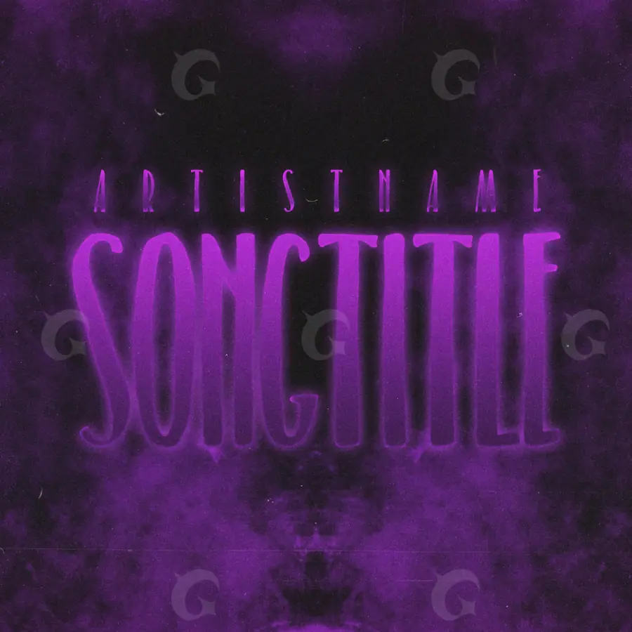 Music cover artwork “Purple Figure”: figure, purple tones