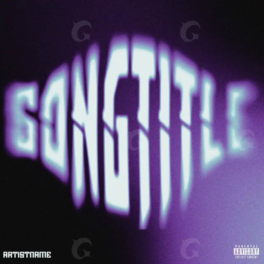Portada para canción «Purple Neon»: neón; color violeta