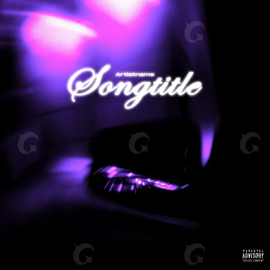 Music cover artwork “Purple Silhouette”: silhouette, purple tones