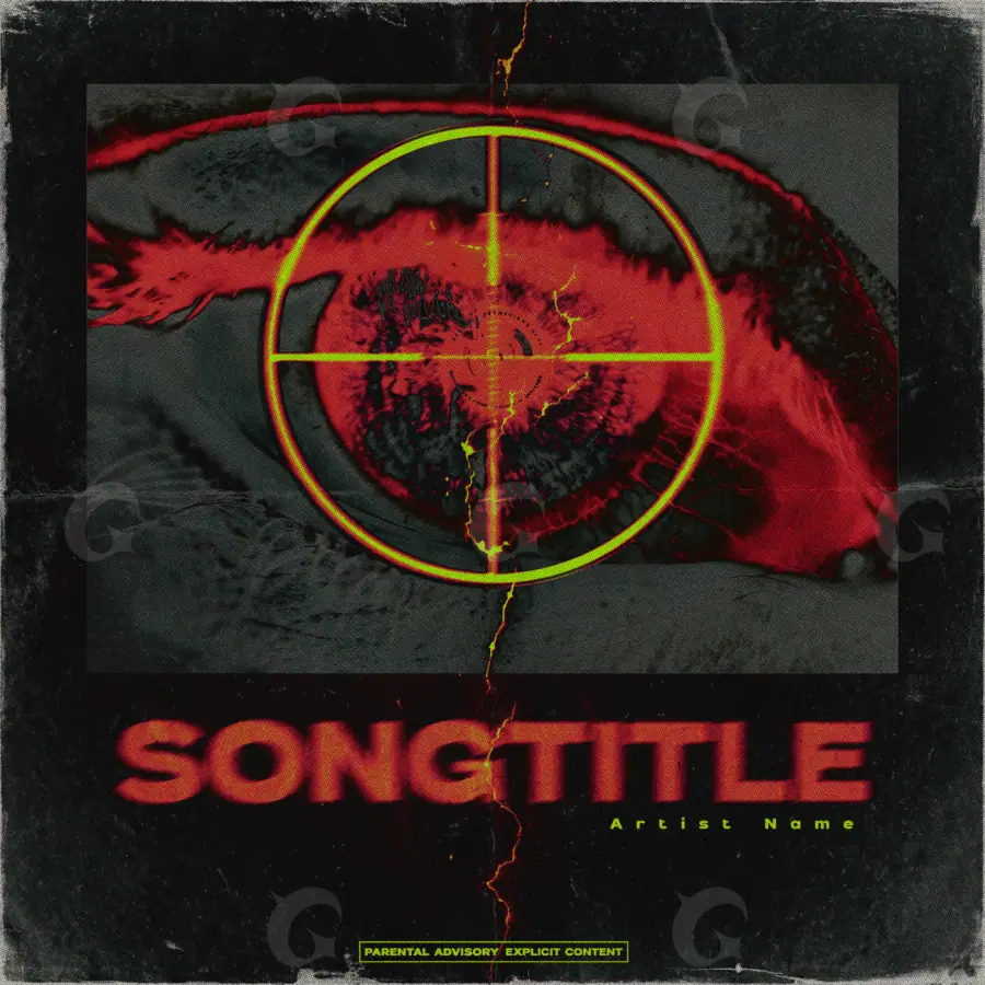 Portada para canción «Red Circle»: círculo; color rojo