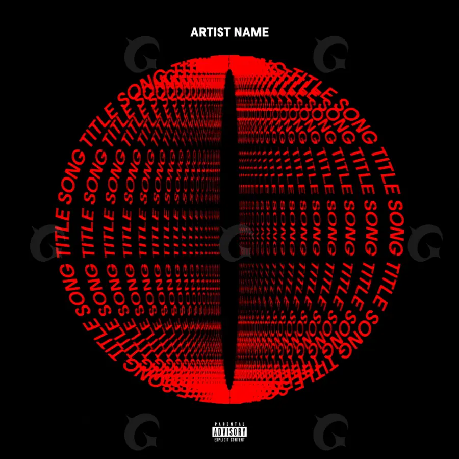 Album cover art “Red Circle”: circle, red tones