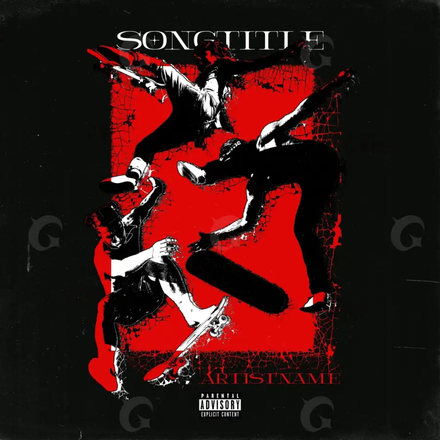 Album cover art “Red Circle”: circle, red tones