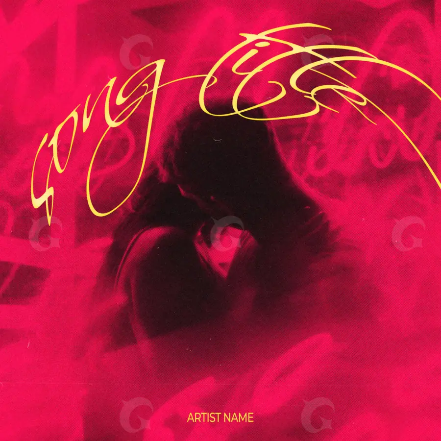 Portada prediseñada «Red Figure»: figura; color rojo