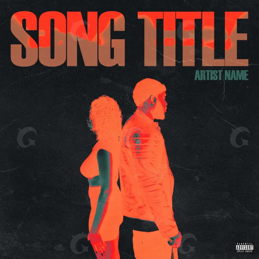 Music cover artwork “Red Figure”: figure, red tones