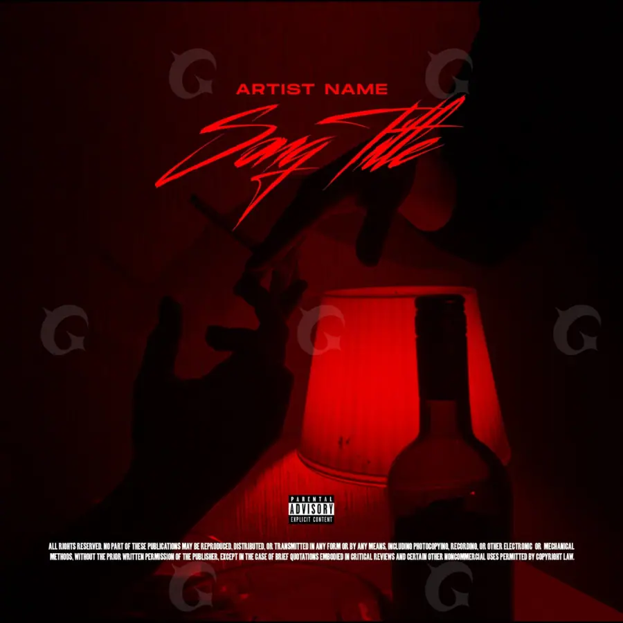 Album cover art “Red Hand”: hand, red tones
