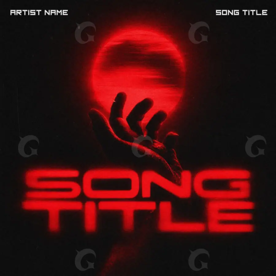 Album cover art “Red Hand”: hand, red tones