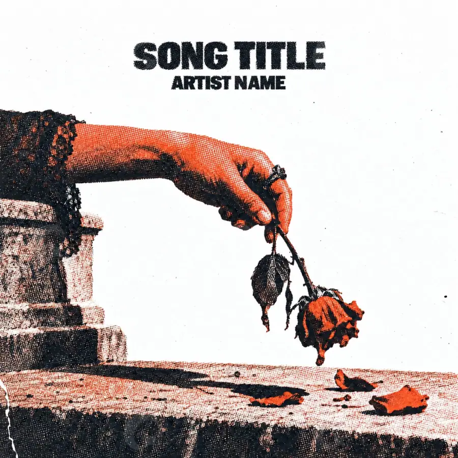 Album cover art “Red Hand”: hand, red tones