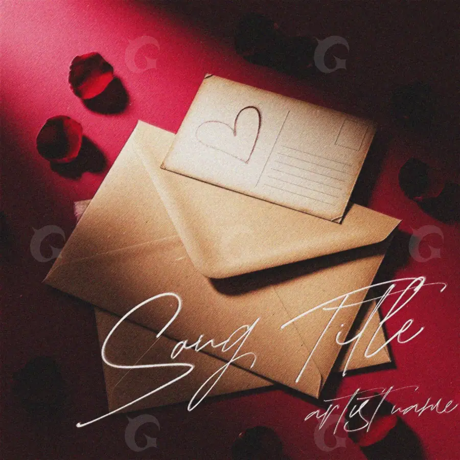 Music cover artwork “Red Heart”: heart, red tones