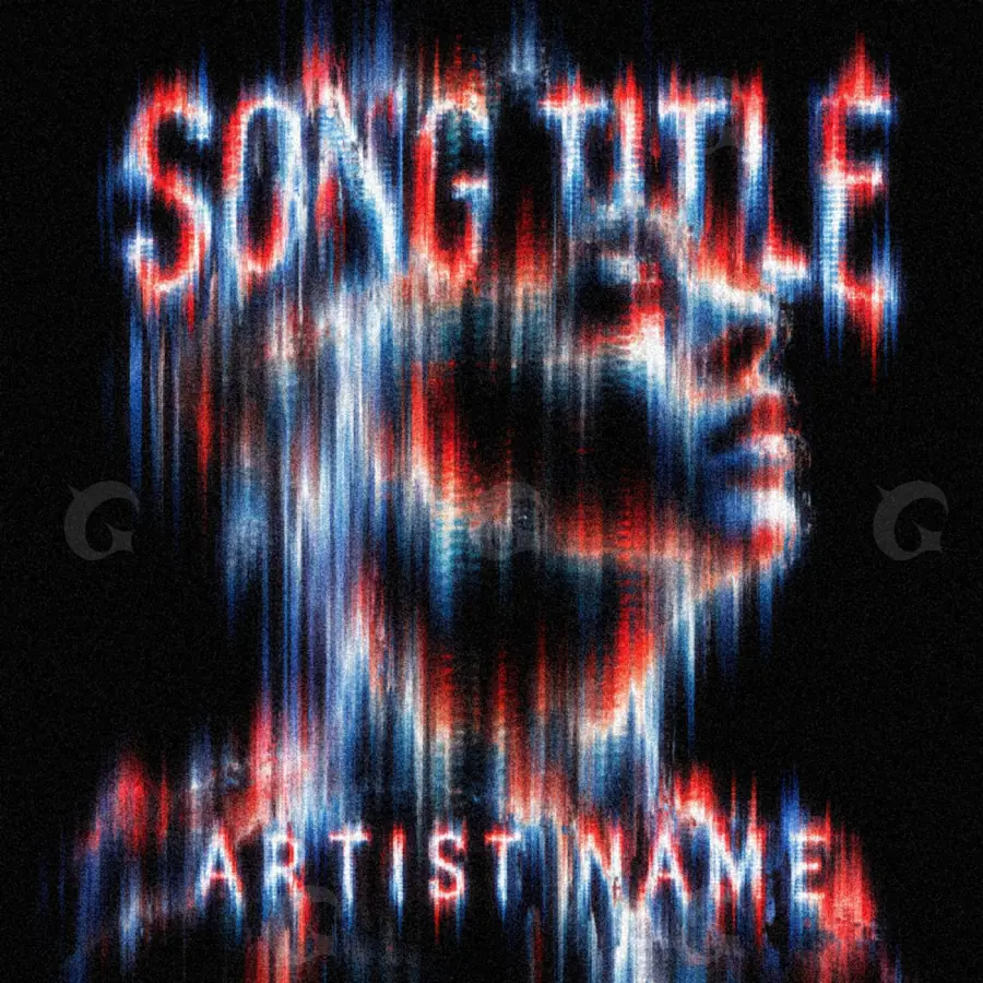 Album cover art “Red Lettering”: lettering, red tones