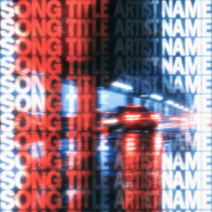 Обложка для альбома «Red Lettering»: типографика; палитра — красная