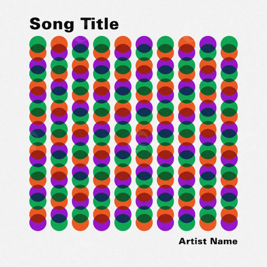 Portada para canción «Red Lettering»: tipografía; color rojo