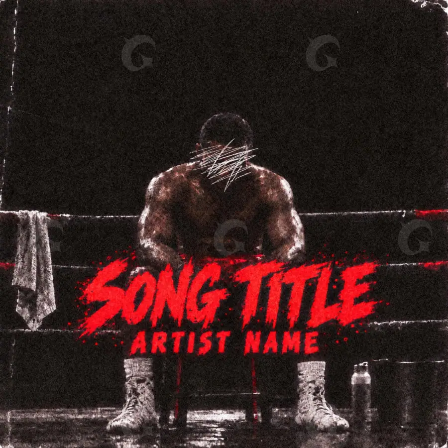 Portada para canción «Red Man»: hombre; color rojo