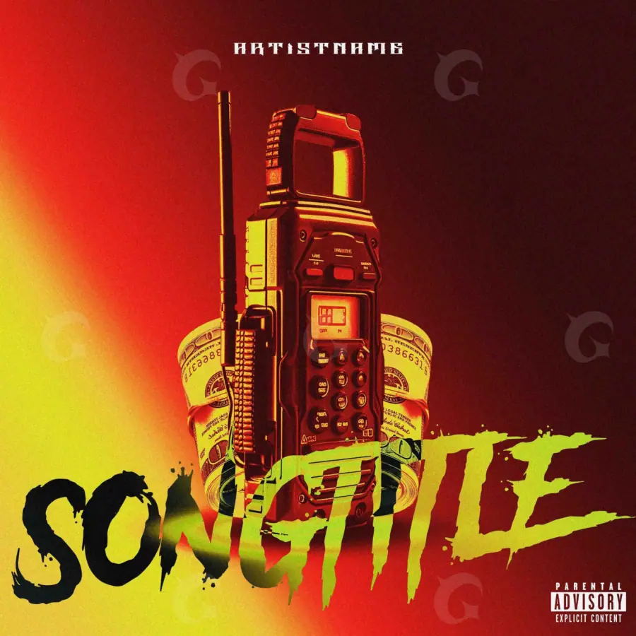 Обложка для песни «Red Robot»: робот и металл; палитра — красная