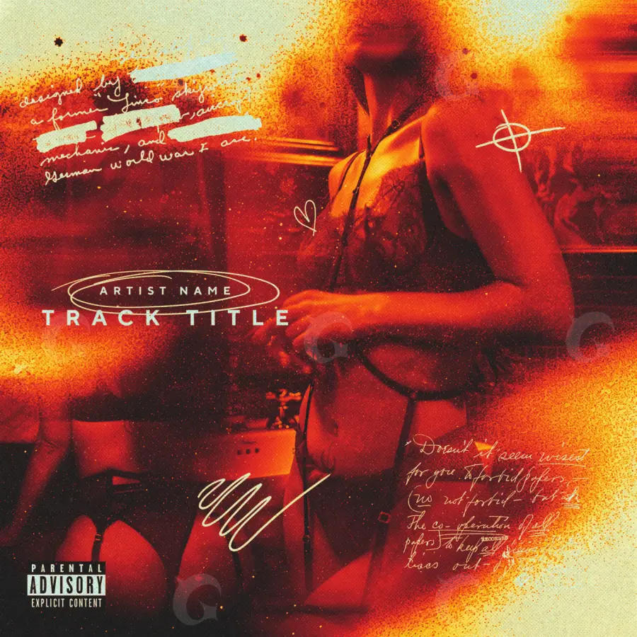 Album cover art “Red Woman”: woman, red tones