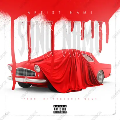 Portada de álbum prediseñada «Fule» — un motivo con carácter propio, en una gama roja