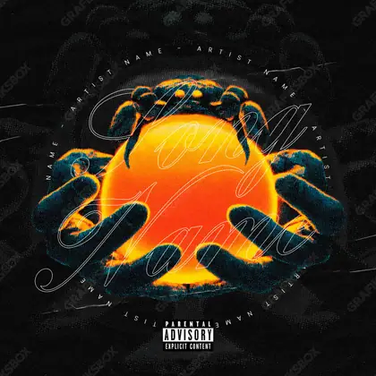 Обложка для песни «Most Venomous» — в оранжевых тонах