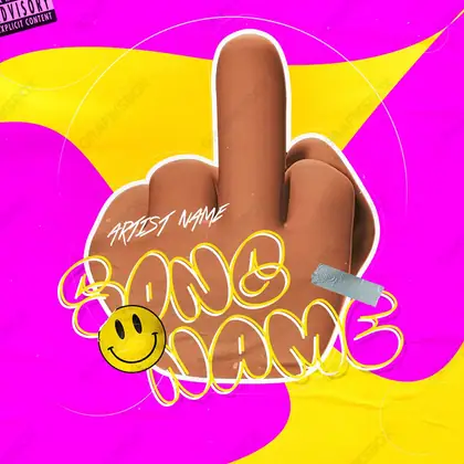 Обложка для песни «Finger» — в розовых тонах