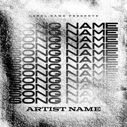 Premade album cover “Ira” — a frame that refuses to sit in one category in a monochrome palette