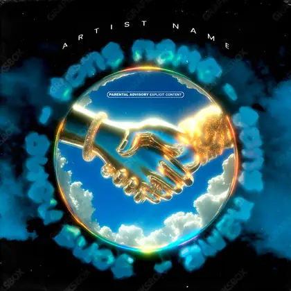 Premade album cover “Blue Seal” — a frame that refuses to sit in one category in cool blue tones