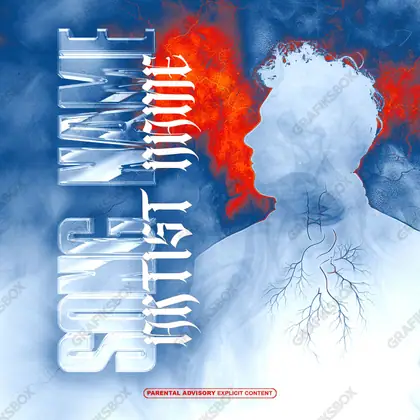 Обложка для трека «Sixth Sense» — в синих тонах