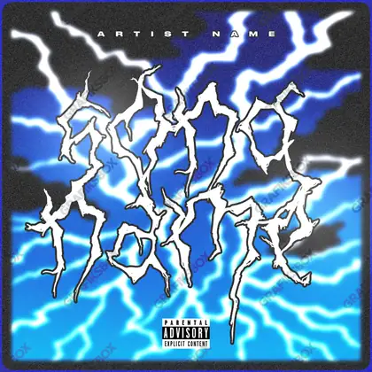 Купить обложку для трека «Electrified Vibe» — в синих тонах