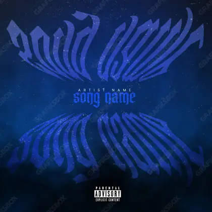 Portada de álbum prediseñada «Demalas» — un encuadre que no encaja en una sola categoría, en tonos azules fríos