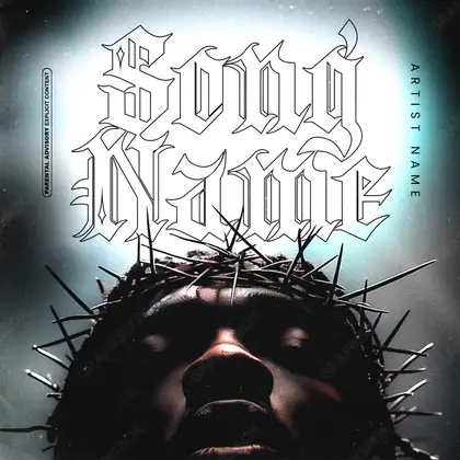 Обложка для песни «Agony» — в чёрно-белом