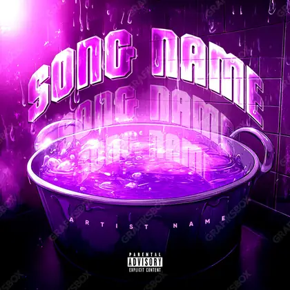 Portada de álbum prediseñada «Lean Soup» — un encuadre que no encaja en una sola categoría, en una gama rosa